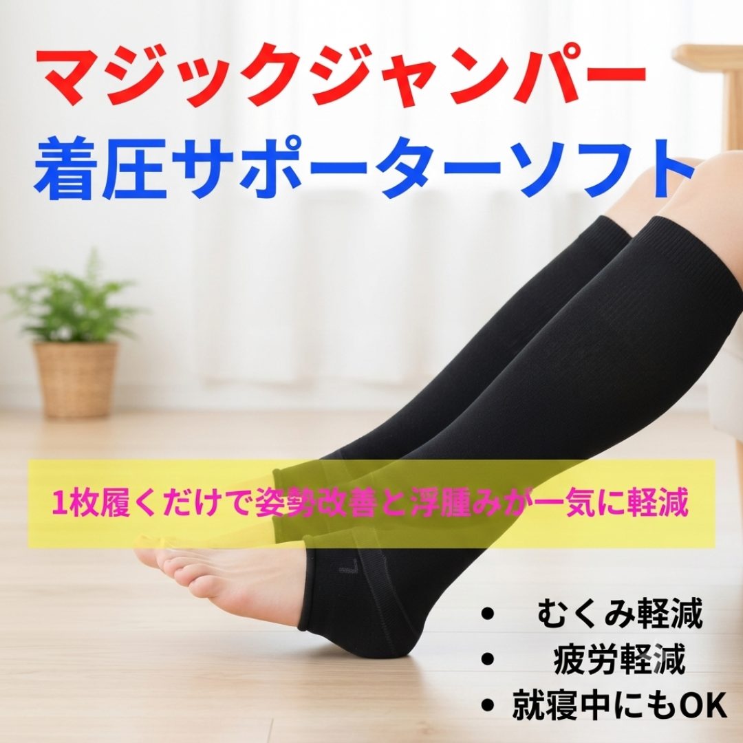 MJ着圧サポーター ソフト 2足組