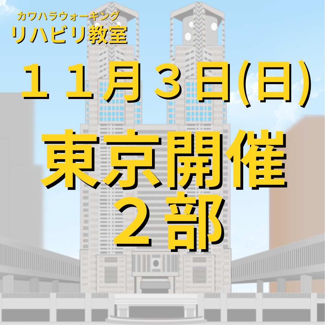 １１月３日（日）東京開催リハビリ教室２部